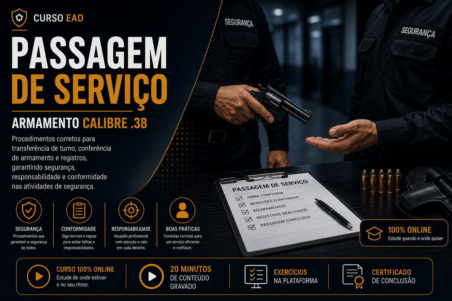 Passagem de Serviço com Calibre 38